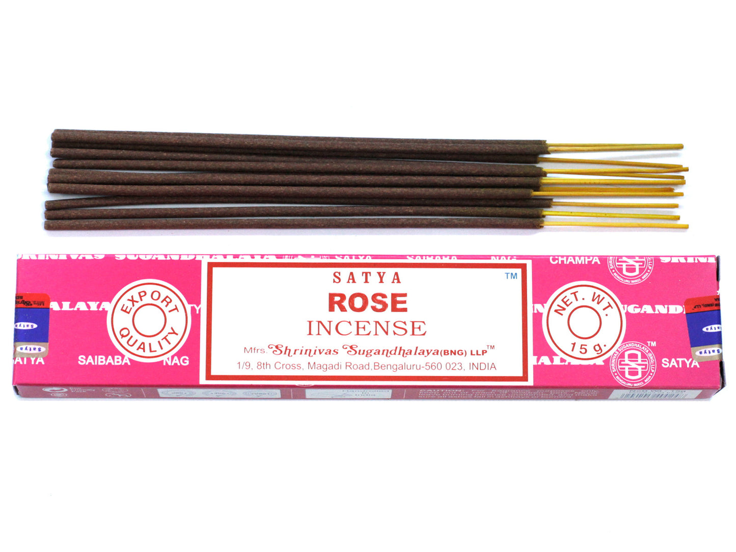 Satya Incense 15gm -Â Rose