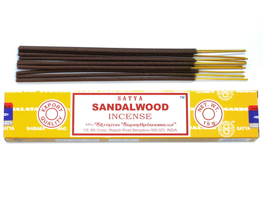 Satya Incense 15gm -Â Sandalwood