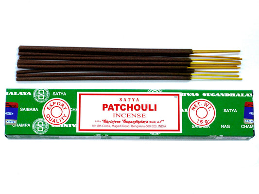 Satya Incense 15gm -Â Patchouli