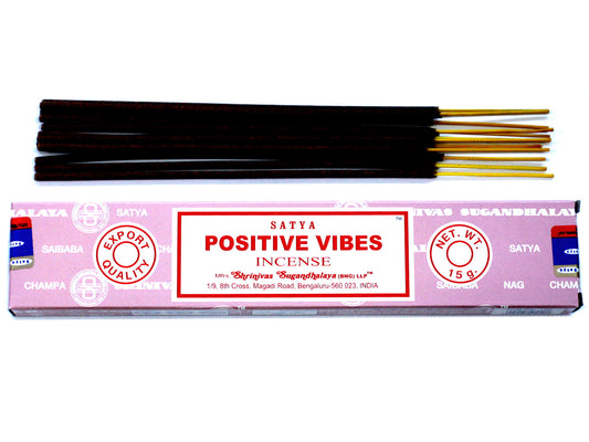 Satya Incense 15gm -Â Positive Vibes