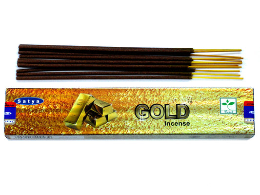 Satya Incense 15gm -Â Gold