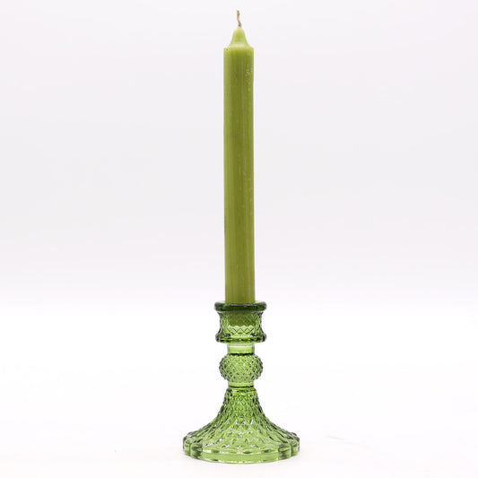 Vintage Dinner Candle Holder - Garden Jade